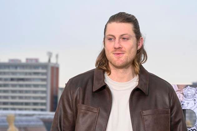 abb Peter Claffey at the photocall for the launch of HBO Max A Knight of the Seven Kingdoms of the US fantasy series mein munus Graden on the wintry roof terrace of the Humboldt Forum Berlin on 12 01 2026 Berlin Germany