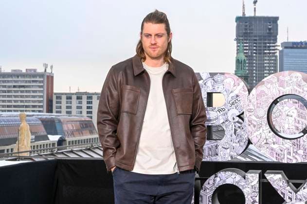 abb Peter Claffey at the photocall for the launch of HBO Max A Knight of the Seven Kingdoms of the US fantasy series mein munus Graden on the wintry roof terrace of the Humboldt Forum Berlin on 12 01 2026 Berlin Germany