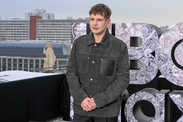 abb Shaun Thomas at the photocall for the launch of HBO Max A Knight of the Seven Kingdoms of the US American fantasy series my munus degrees on the wintry roof terrace of the Humboldt Forum Berlin on 12 01 2026 Berlin Germany