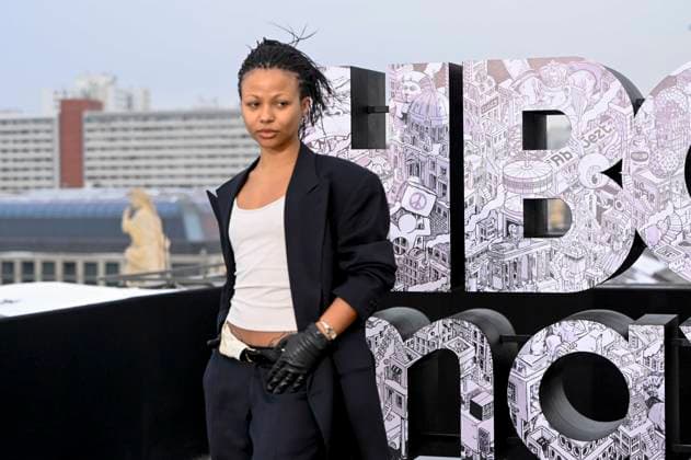 abb Myha la Herrold at the photocall for the launch of HBO Max A Knight of the Seven Kingdoms of the US fantasy series mein munus Graden on the wintry roof terrace of the Humboldt Forum Berlin on 12 01 2026 Berlin Germany