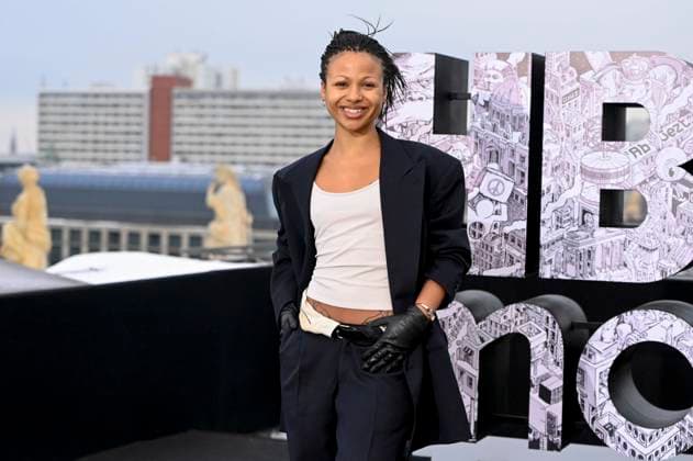 abb Myha la Herrold at the photocall for the launch of HBO Max A Knight of the Seven Kingdoms of the US fantasy series mein munus Graden on the wintry roof terrace of the Humboldt Forum Berlin on 12 01 2026 Berlin Germany