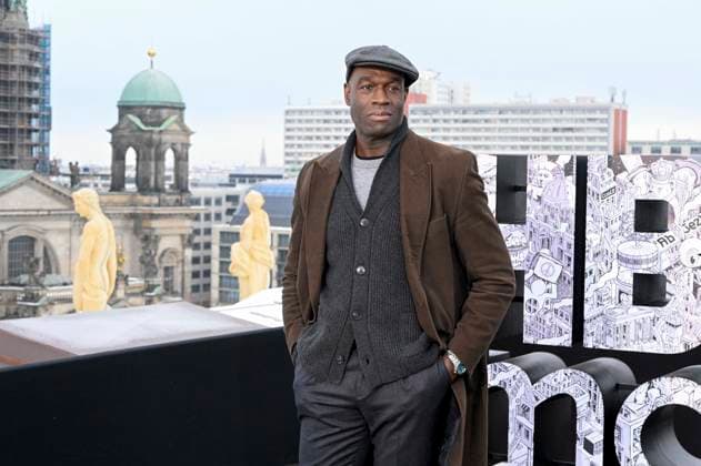 abb Steve Toussaint at the photocall for the launch of HBO Max A Knight of the Seven Kingdoms of the US fantasy series mein munus Graden on the wintry roof terrace of the Humboldt Forum Berlin on 12 01 2026 Berlin Germany