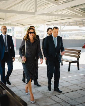 11-01-2026 Jordan Queen Rania visits the Hikma pharmaceuticals factory in Al Salt, Jordan. Â  Copyright: xPPEx