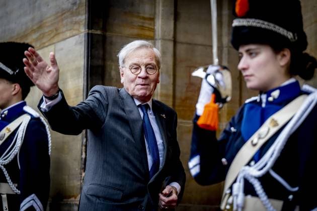 AMSTERDAM - Jaap de Hoop Scheffer King Willem-Alexander and Queen Maxima will receive several hundred guests from politics and public administration, as well as various sectors of Dutch society, at the Royal Palace for their traditional New Year s reception. ROBIN UTRECHT ANP netherlands out - belgium out  Copyright: xx x547298574x originalFilename: 547298574.jpg