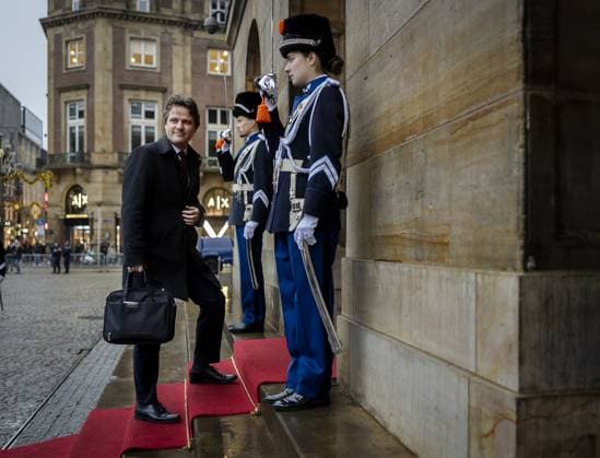 AMSTERDAM Henri Bontenbal (CDA) arrives at the Royal Palace for the traditional New Year s reception by King Willem-Alexander and Queen Maxima. The royal couple will receive several hundred guests from politics and public administration, and from various sectors of Dutch society. REMKO DE WAAL ANP netherlands out - belgium out  Copyright: xx x547305705x originalFilename: 547305705.jpg