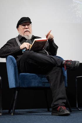Fanevent A KNIGHT OF THE SEVEN KINGDOMS George R.R. Martin (Writer Executive Producer) Fanevent Lesung und Q&A Script to Screen von A KNIGHT OF THE SEVEN KINGDOMS im Delphi Kino in Berlin Datum: 12.01.2026 Copyright: xEventpressxFuhrx