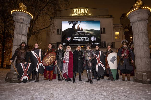 Fan Event A KNIGHT OF THE SEVEN KINGDOMS Costume Cosplay Guests Feature Atmosphere Fan Event Reading and Q A Script to Screen of A KNIGHT OF THE SEVEN KINGDOMS at the Delphi Cinema in Berlin Date 12 01 2026 Copyright: xEventpressxFuhrx