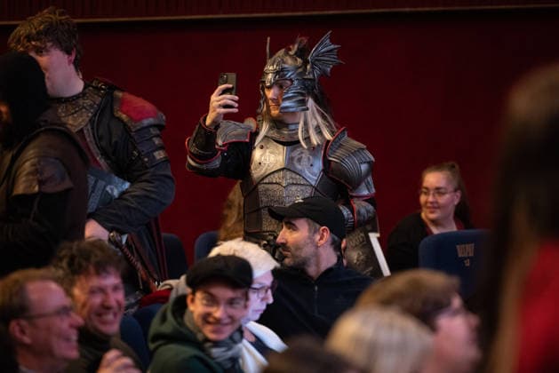 Fan Event A KNIGHT OF THE SEVEN KINGDOMS Cosplay Costume Guests Feature Atmosphere Fan Event Reading and Q A Script to Screen of A KNIGHT OF THE SEVEN KINGDOMS at Delphi Cinema in Berlin Date 12 01 2026 Copyright: xEventpressxFuhrx