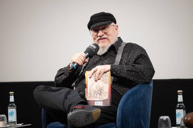 Fan event A KNIGHT OF THE SEVEN KINGDOMS George R R Martin Writer Executive Producer Fan event Reading and Q A Script to Screen of A KNIGHT OF THE SEVEN KINGDOMS at the Delphi Cinema in Berlin Date 12 01 2026 Copyright: xEventpressxFuhrx