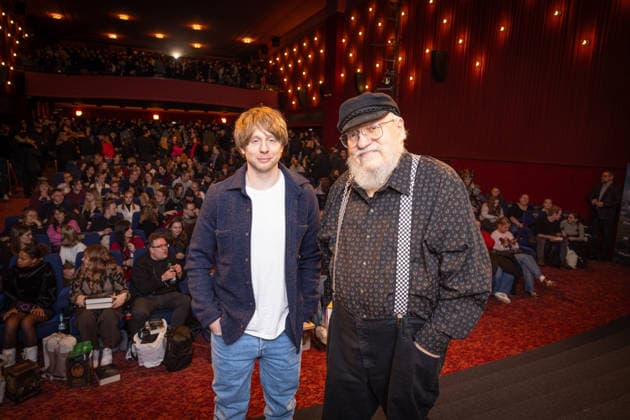 Fan Event A KNIGHT OF THE SEVEN KINGDOMS George R R Martin Writer Executive Producer and Ira Parker Co Creator Showrunner Executive Producer Fan Event Reading and Q A Script to Screen of A KNIGHT OF THE SEVEN KINGDOMS at Delphi Cinema in Berlin Date 12 01 2026 Copyright: xEventpressxFuhrx