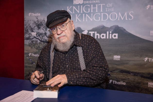 Fan event A KNIGHT OF THE SEVEN KINGDOMS George R R Martin Writer Executive Producer signs autographs for fans Fan event Reading and Q A Script to Screen of A KNIGHT OF THE SEVEN KINGDOMS at the Delphi Cinema in Berlin Date 12 01 2026 Copyright: xEventpressxFuhrx