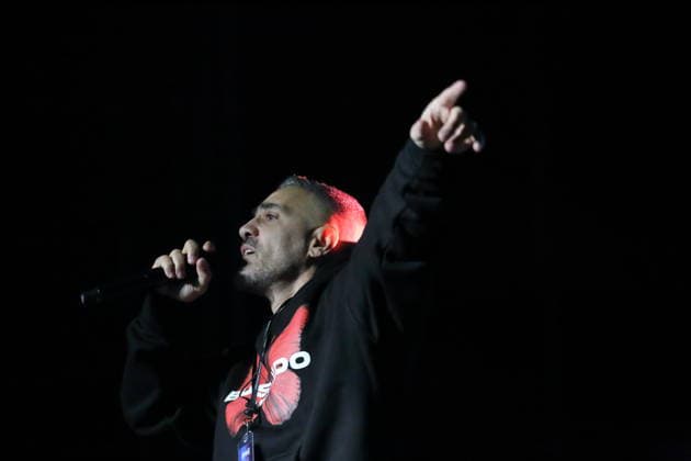 Anis Ferchichi alias Bushido at a concert in the Uber Arena in Berlin, January 12, 2026 Bushido concert Berlin