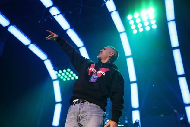 Anis Ferchichi alias Bushido at a concert in the Uber Arena in Berlin, January 12, 2026 Bushido concert Berlin