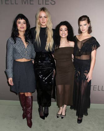 Hulu s Tell Me Lies Season 3 Premiere Carola Lovering attending Hulu s Tell Me Lies Season 3 Premiere held at The Corner Store on January 12, 2026 in New York City, NY New York City The Corner Store NY USA Copyright: xStevenxBergman AFF-USA.COMx