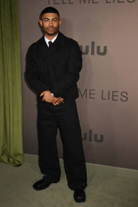 NEW YORK, NY - JANUARY 12: Branden Cook at Hulu™s Season 3 Tell Me Lies red carpet and Tastemaker event on January 12, 2026 at The Corner Store in New York City. Copyright: xMediaPunchx