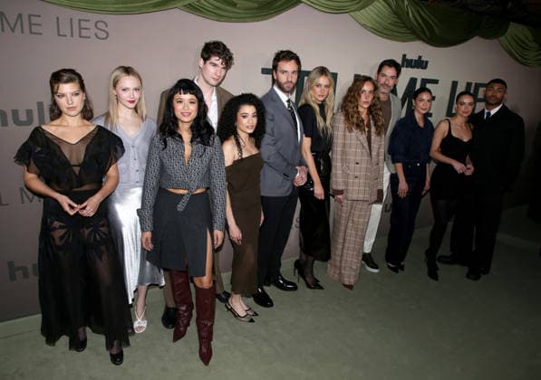 Hulu s Tell Me Lies Season 3 Premiere Cat Missal, Iris Apatow, Sonia Mena, Spencer House, Alicia Crowder, Jackson White, Grace Van Patten, Meaghan Oppenheimer, Tom Ellis, Natalee Linez, Katherine C. Hughes and Branden Cook attending Hulu s Tell Me Lies Season 3 Premiere held at The Corner Store on January 12, 2026 in New York City, NY New York City The Corner Store NY USA Copyright: xStevenxBergman AFF-USA.COMx