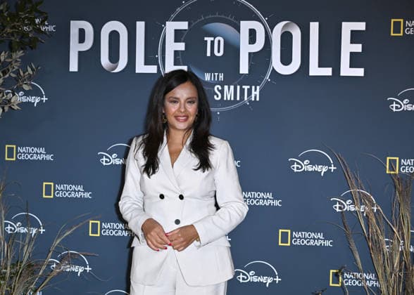 Liz Bonnin attends Pole To Pole With Will Smith London Premiere at the Natural History Museum in London, England. UK. Monday 12th January 2026 Copyright: xJamesxWarrenx POLE TO POLE WITH WILL SMITH - LONDON PREMIERE24