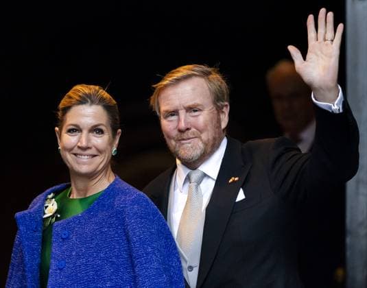 AMSTERDAM King Willem-Alexander and Queen Maxima arrive at the Royal Palace on Dam Square for the New Year s reception. The royal couple receives members of the diplomatic corps of foreign diplomats. REMKO DE WAAL ANP netherlands out - belgium out  Copyright: xx x547360600x originalFilename: 547360600.jpg