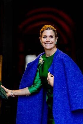 13-01-2026 Amsterdam Queen Maxima arriving for the new years reception for the Corps Diplomatique at the royal palace in Amsterdam. Â  Copyright: xPPEx