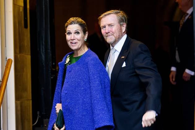 Amsterdam, The Netherlands, 2026-01-13 06:04:52 AMSTERDAM, January 13, 2026, Royal Palace Amsterdam. King Willem-Alexander and Queen Maxima attend the traditional New Year s reception for foreign diplomats and representatives of international organizations based in the Netherlands. The receptions take place at the Royal Palace Amsterdam. PHOTO: NLBeeld Patrick van Emst Credit: NL Beeld Patrick van Emst  Copyright: xx x