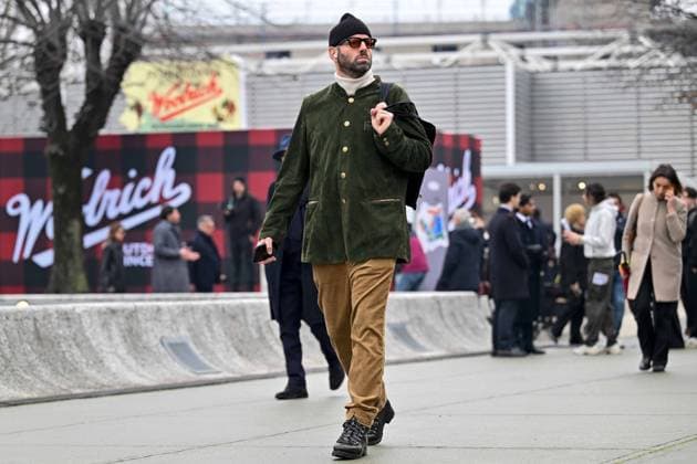 Foto IPP - Lisa Guglielmi Gruppo Editoriale LiveMedia Florence 13 01 2026 Nella foto: Fashion people at Pitti Immagine Uomo 109 Italy Photo Press - World Copyright Pitti Immagine Uomo 109 News 