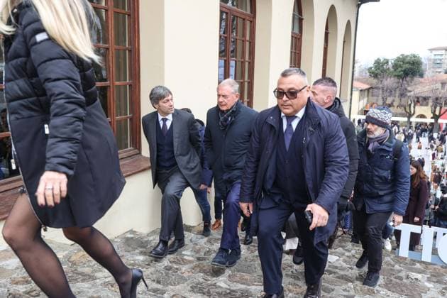 Florence. Inauguration of Pitti Immagine 109 Fashion and Economy. Pictured is Minister Adolfo Urso. Giuseppe Cabras New Press Photo  Copyright: x xipa-agency.netx xNewxPressxPhotox IPA_Agency_IPA70014142