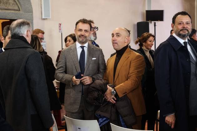 Florence. Opening of Pitti Immagine 109 Fashion and Economy. Pictured: Niccolò and Filippo Ricci. Giuseppe Cabras New Press Photo  Copyright: x xipa-agency.netx xNewxPressxPhotox IPA_Agency_IPA70014143