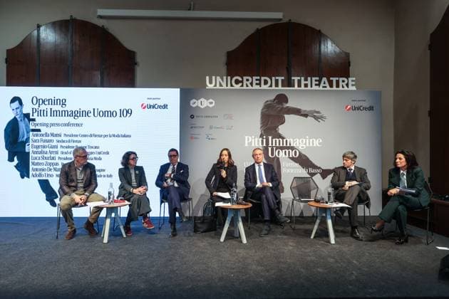 Florence. Opening of Pitti Immagine 109 Fashion and Economy. Photo by Giuseppe Cabras New Press Photo  Copyright: x xipa-agency.netx xNewxPressxPhotox IPA_Agency_IPA70014163