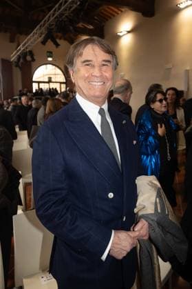 Florence. Opening of Pitti Immagine 109 Fashion, Economy. Pictured: Brunello Cucinelli, Giuseppe Cabras New Press Photo  Copyright: x xipa-agency.netx xNewxPressxPhotox IPA_Agency_IPA70014231