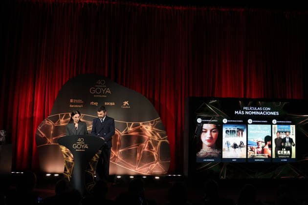 Reading of the nominees for the 40th edition of the Goya Awards Toni Acosta and Arturo Valls during the reading of the nominees for the 40th edition of the Goya Awards, at the Film Academy, January 13, 2026, in Madrid Spain A total of 218 Spanish films released in Spain between January 1 and December 31, 2025 are eligible for the 40th edition of the Goya Awards. Of these 218 productions, 122 are fiction, 87 documentaries and 9 animated films FAMOSOSOS LECTURA PREMIOS GOYA CINE AWARDS Raú Madrid Madrid Madrid Spain  Copyright: xRaulxTerrelx 7215919
