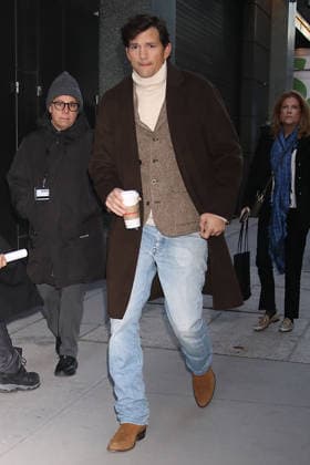 NEW YORK, NY- JANUARY 13: Ashton Kutcher seen at Good Morning America on January 13, 2026. Copyright: xRWx