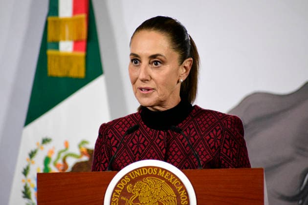 Mexico™s President Claudia Sheinbaum Holds News Conference President of Mexico, Claudia Sheinbaum Pardo, speaks during a news conference about the National Health System and its modernization at the National Palace. on January 13, 2026, in Mexico City, Mexico. (Photo by Luis Barron Eyepix Group) Copyright: xLuisxBarronx xEyepixxGroupx LB_13012026_174696