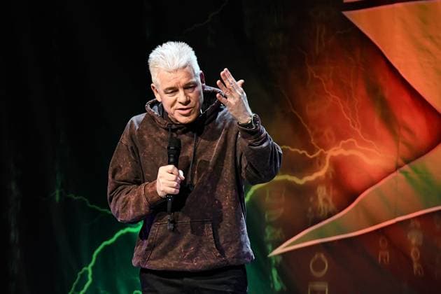 -Michael Mittermeier, FLASHBACK - Die Rückkehr der Zukunft Tour, Konzerthalle - Hegelsaal Germany, Bamberg, Konzerthalle - Hegelsaal - 13 Jan 2026 - Concert, Comedy - -Michael Mittermeier, FLASHBACK - Die Rückkehr der Zukunft Tour Image: Michael Mittermeier preforming in the Konzerthalle - Hegelsaal in Bamberg, Gemrnay during his FLASHBACK - Die Rückkehr der Zukunft Tour. Bamberg Konzerthalle - Hegelsaal Bayern Germany Copyright: xPresseFotoxEvansx