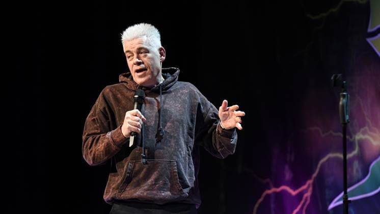 -Michael Mittermeier, FLASHBACK - Die Rückkehr der Zukunft Tour, Konzerthalle - Hegelsaal Germany, Bamberg, Konzerthalle - Hegelsaal - 13 Jan 2026 - Concert, Comedy - -Michael Mittermeier, FLASHBACK - Die Rückkehr der Zukunft Tour Image: Michael Mittermeier preforming in the Konzerthalle - Hegelsaal in Bamberg, Gemrnay during his FLASHBACK - Die Rückkehr der Zukunft Tour. Bamberg Konzerthalle - Hegelsaal Bayern Germany Copyright: xPresseFotoxEvansx