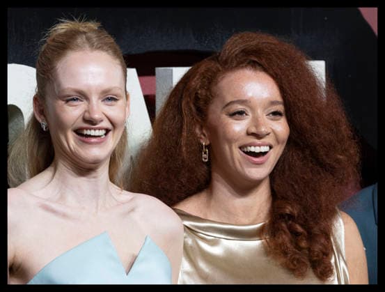 . 13 01 2026. London, United Kingdom. Actresses Emma Laird and Erin Kellyman at the 28 Years Later : The Bone Temple world premiere in London .  xStephenxLockx xi-Imagesx IIM-26500-0022