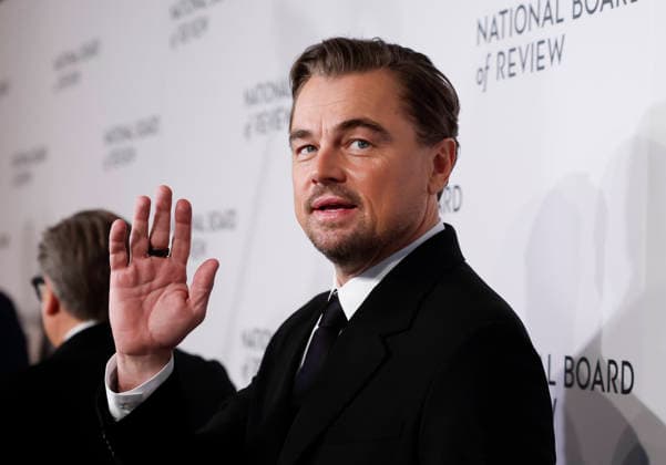 Leonardo DiCaprio arrives on the red carpet at the 2026 National Board Of Review Gala at Cipriani 42nd Street on Monday, January 13, 2026 in New York City.  NYP20260113101 JOHNxANGELILLO