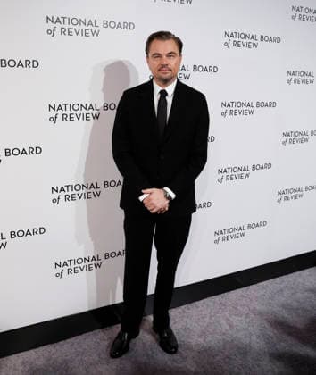 Leonardo DiCaprio arrives on the red carpet at the 2026 National Board Of Review Gala at Cipriani 42nd Street on Monday, January 13, 2026 in New York City.  NYP20260113104 JOHNxANGELILLO