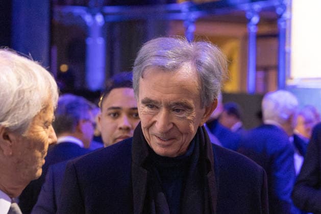 Figaro s 200Th Anniversary Evening Bernard Arnault attends Figaro s 200Th Anniversary Evening at Grand Palais on January 13, 2025 in Paris, France. Photo by Nasser Berzane ABACAPRESS.COM Paris France  Copyright: xBerzanexNasser ABACAx