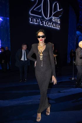 Figaro s 200Th Anniversary Evening Farida Khelfa attends Figaro s 200Th Anniversary Evening at Grand Palais on January 13, 2025 in Paris, France. Photo by Nasser Berzane ABACAPRESS.COM Paris France  Copyright: xBerzanexNasser ABACAx