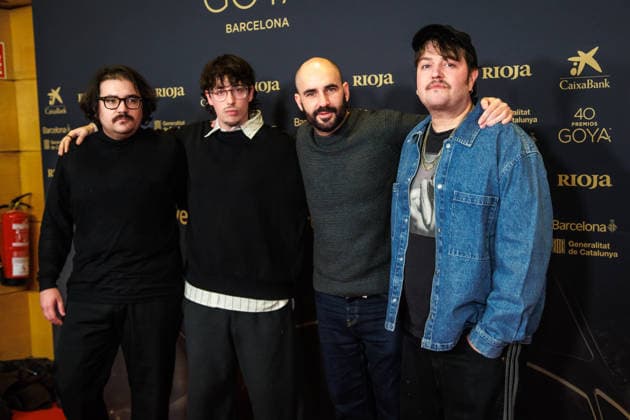 The 40th Goya Awards in Madrid, Spain - 13 Jan 2026 Jorge Acosta, Alejandro Buera, Manuel Manrique and Alberto Torres attend the photocall of the nominees for the 40th Goya Awards, Madrid. Madrid Spain Copyright: xMarcoxBaradax xSOPAxImagesx MBARADA_0028