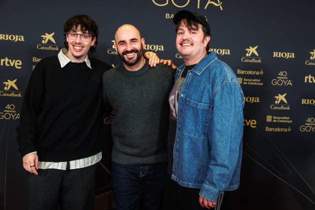 The 40th Goya Awards in Madrid, Spain - 13 Jan 2026 Alejandro Buera, Manuel Manrique and Alberto Torres attend the photocall of the nominees for the 40th Goya Awards, Madrid. Madrid Spain Copyright: xMarcoxBaradax xSOPAxImagesx MBARADA_0030