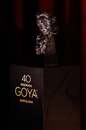 January 13, 2026, Madrid, Spain: A trophy of the Goya Awards during the announcement of the nominees for the 40th Goya Awards, Madrid. Madrid Spain - ZUMAs197 20260113_aaa_s197_181 Copyright: xMarcoxBaradax