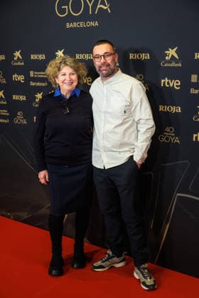 January 13, 2026, Madrid, Spain: Esther Garcia and Fran Araujo, producers of Sirat , attend the photocall of the nominees for the 40th Goya Awards, Madrid. Madrid Spain - ZUMAs197 20260113_aaa_s197_183 Copyright: xMarcoxBaradax