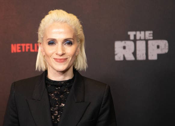 Dani Bernfeld arrives on the red carpet for the Netflix s The Rip New York Premiere on Tuesday, January 13, 2026 at Alice Tully Hall, Lincoln Center in New York City.  NYP20260113607 SERENAxXUxNING