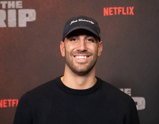 Zach Misischia arrives on the red carpet for the Netflix s The Rip New York Premiere on Tuesday, January 13, 2026 at Alice Tully Hall, Lincoln Center in New York City.  NYP20260113609 SERENAxXUxNING