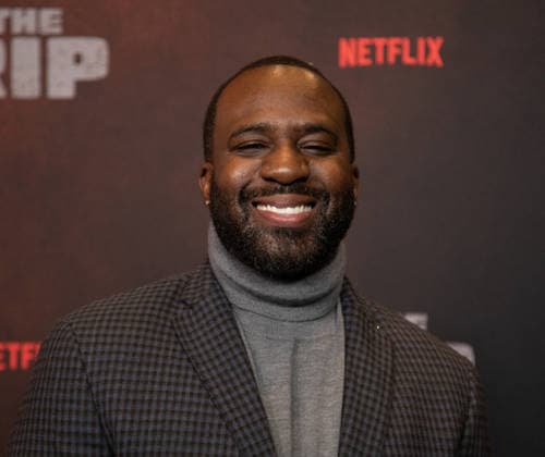 Kazeem Famuyide arrives on the red carpet for the Netflix s The Rip New York Premiere on Tuesday, January 13, 2026 at Alice Tully Hall, Lincoln Center in New York City.  NYP20260113617 SERENAxXUxNING