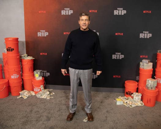 Kyle Chandler arrives on the red carpet for the Netflix s The Rip New York Premiere on Tuesday, January 13, 2026 at Alice Tully Hall, Lincoln Center in New York City.  NYP20260113629 SERENAxXUxNING