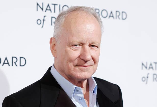 Stellan Skarsgard arrives on the red carpet at the 2026 National Board Of Review Gala at Cipriani 42nd Street on Monday, January 13, 2026 in New York City.  NYP20260113132 JOHNxANGELILLO