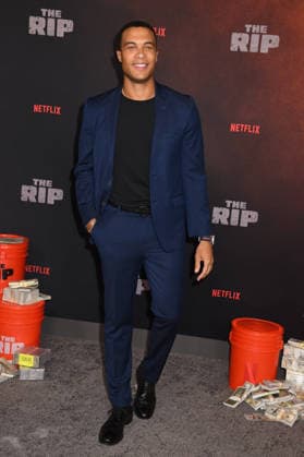 NEW YORK, NY - JANUARY 13: Dale Moss at the Netflix World premiere of The Rip at Alice Tully Hall on January 13, 2026 in New York City. Copyright: xMediaPunchx