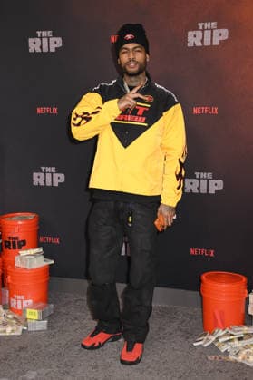 NEW YORK, NY - JANUARY 13: Dave East at the Netflix World premiere of The Rip at Alice Tully Hall on January 13, 2026 in New York City. Copyright: xMediaPunchx